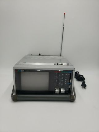 1986 Vintage Emerson Model Pc5a Portable 5.  5 " Color Television Am/fm Receiver