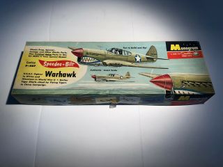 Vintage Monogram Speedee Bilt P40 Warhawk