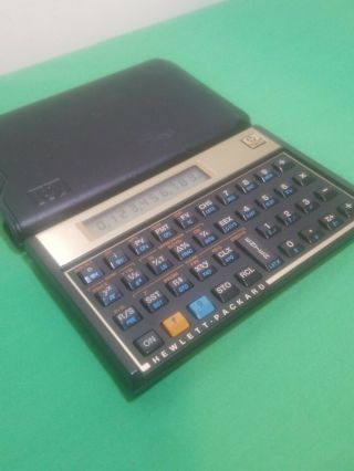 Vintage HP Hewlett Packard HP 12C Financial Calculator w/ Case 2