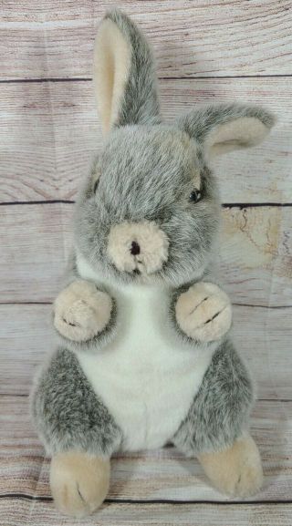Vintage Plush Bunny Rabbit Stuffed Animal Realistic Easter 14 " Elgate Products