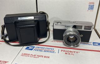 Vintage Bell & Howell Canon Canonet 19 Camera 45mm 1:1.  9 Lens /
