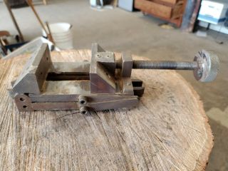 Vintage 3 " Machinist Drill Press Milling Vise Vice Adjustable
