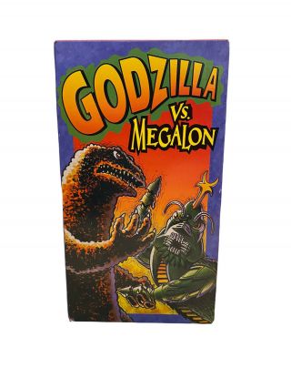 Vintage Vhs Godzilla Vs Megalon