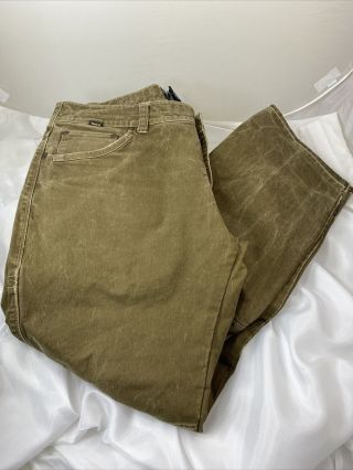 KÜhl Style Rydr Pants Mens Size 34x32.  5 Vintage Patina Dye Green 108846