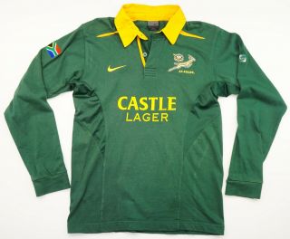 Vintage South Africa Springboks Nike Rugby Jersey Shirt Men 