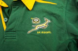 Vintage South Africa Springboks Nike Rugby Jersey Shirt Men ' s Size S 3