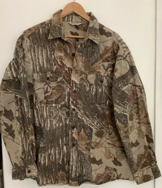 Vintage 2xl Walls Camouflage Heavy Duty Hunting Work Coat Jak Shirt Jacket Usa