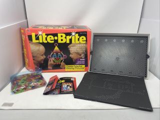 Vintage Milton Bradley Lite Brite Light Bright Pegs Electric Toy 1993 1994