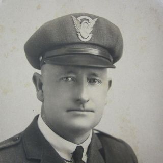 Vintage CHP Officer Photo California Highway Patrol Hat Badge Belt c.  1930 ' s 3
