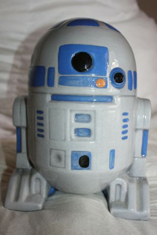 Vintage Ceramic R2d2 Star Wars 9 " R2 - D2 Droid Great Plains Pottery Vader Luke