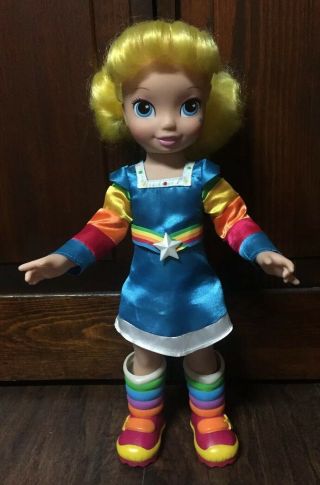 Rare 2009 Playmates Toys Hallmark Rainbow Brite Collectible 15” Tall Doll Euc