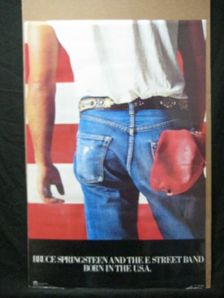 Bruce Springsteen Born In The U.  S.  A.  1985 Rock Vintage Poster Garage Cng1727