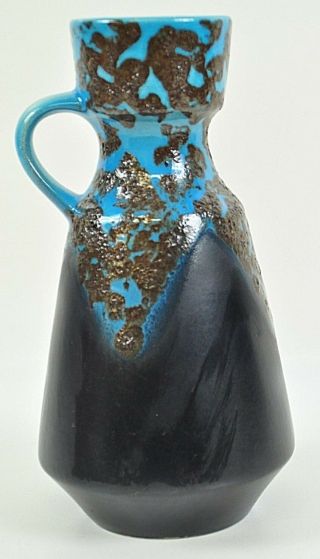 Dümler Breiden Keramik Fat Lava Henkel Vase Pottery D&b Vintage Space Age 12aa1