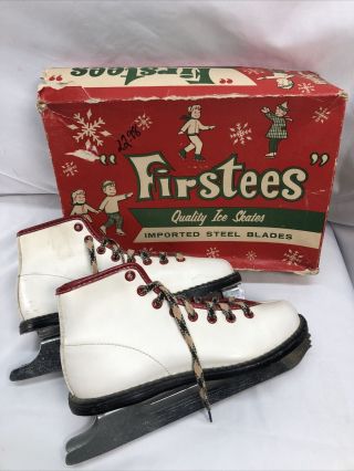 Vintage Firstees Quality Ice Skates Size 13