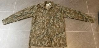 Vtg Mossy Oak Cotton Camo Hunting Shirt Men 