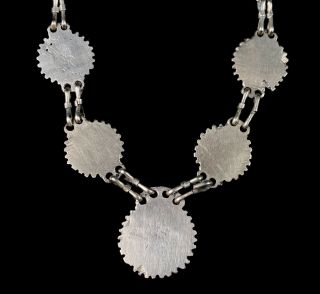 Natural Lapis Lazuli Gemstone Stone Old Silver Vintage Afghan Handmade Necklace 3