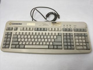 Vintage Gateway 2000 Anykey Keyboard 2191011 - Xx - Xxx For Parts/repair