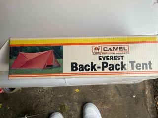Vintage Camping Camel Tent - 2 Man Camping Tent “everest”