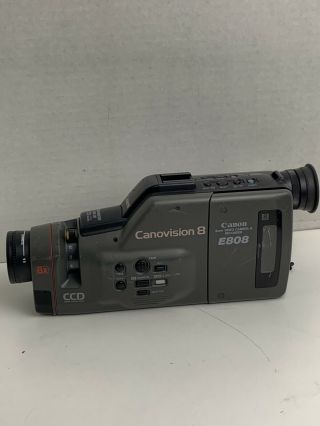 Canon Canovision 8 E80 8mm Video Camera Recorder Vintage Read Disc