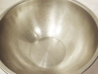 Vtg Vollrath Large Stainless Steel Mixing Bowl 8 Quart 6908 3