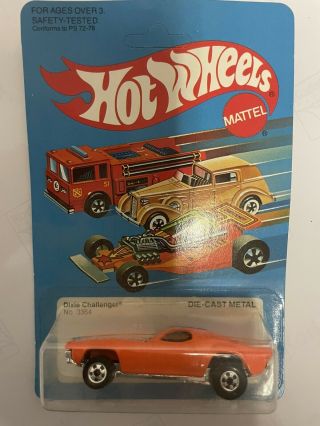 Vintage 1982 Hot Wheels 3364 Dodge Dixie Challenger 426 Hemi Blister Pack