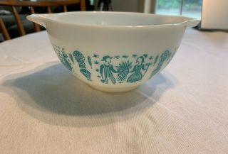 Vintage Pyrex Amish Butterprint 441 1.  5 Pint Cinderella Mixing Bowl