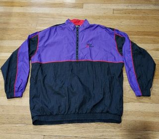 Vintage 90s Mens Taylormade Pullover Windbreaker Jacket Xl Golf Colorblock Nylon