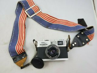 Vintage Olympus 35 Rc 35mm Rangefinder Camera W/ E.  Zuiko F/2.  8 42mm Lens