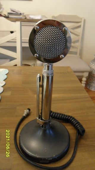 Astatic D - 104 Lollipop Microphone With G Stand - Ham - Vintage