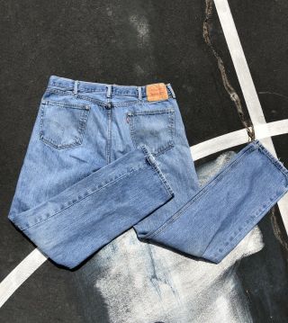 Vintage Levi’s 505 Denim Blue Jeans Actual 38x34 Men’s