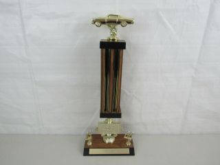 Vintage 1988 Top Eliminator Performance Team Classic Drags Trophy - 19 3/8 " Tall