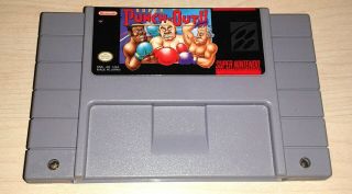 Punch - Out Nintendo Snes Vintage Classic Game Cartridge