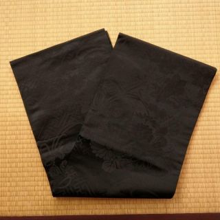 【fukuro Obi】japanese Kimono,  Vintage Silk Obi,  Chrysanthemum,  Zentsu.  (袋019)