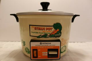 Vintage Hitachi Chime - O - Matic Food Steamer Rice Cooker Model Rd - 5083 Read Desc.
