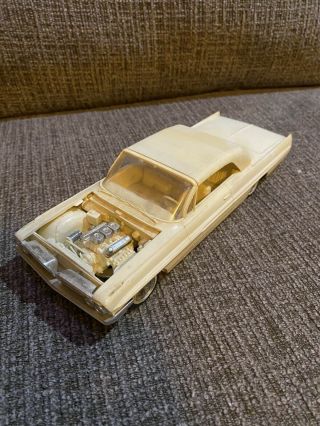 Vintage 1961 Amt Pontiac Convertible Car Model Kit Built