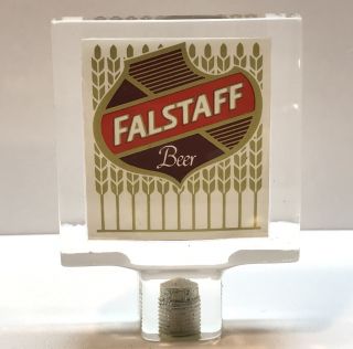 Vintage Falstaff Beer Tap Acrylic Lucite Handle