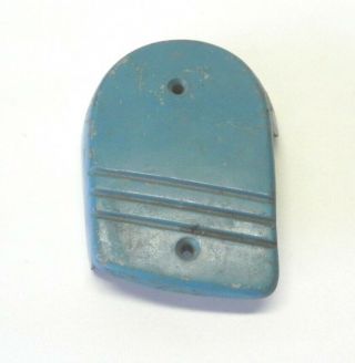 Vintage Studebaker Oem Right Seat Hinge Cover Blue Painted Metal 1333060