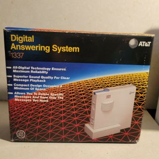 At&t Digital Answering System Machine 1337 Vintage 1990