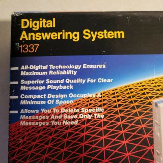 AT&T Digital Answering System Machine 1337 Vintage 1990 3