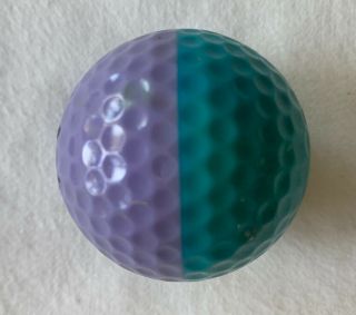 Vintage Ping Eye 2 Teal & Lavendar Golf Ball - Two Tone Ping Ball