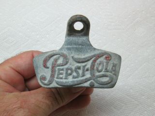 Vintage Pepsi - Cola Metal Bottle Opener Soda Pop Advertising Starr X