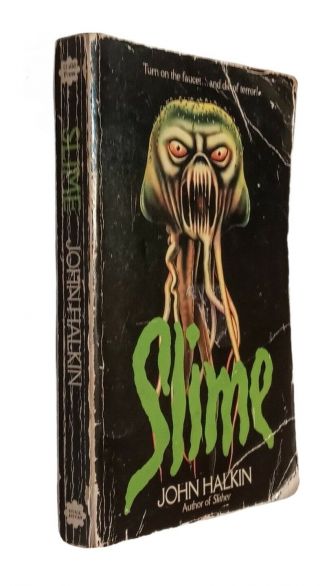 Slime By John Halkin 1984 Horror Pulp Trade Paperback Rare Vintage Creature