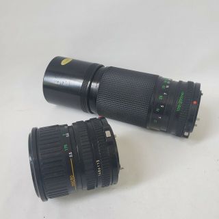 Vintage Canon Zoom Lens Fd 100 - 200mm 1:5.  6 & Fd 35 - 70mm 1:3.  5 - 4.  5