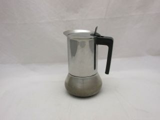 Vintage Vev Inox Stainless Steel Stovetop Espresso Coffee Maker Made In Italy