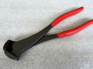 Vintage Snap - On 7 " End Cutting Pliers 17cp Underline Made In Usa