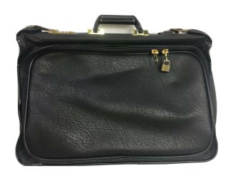 Vintage Lark Garment Bag Carry On Luggage Black 2