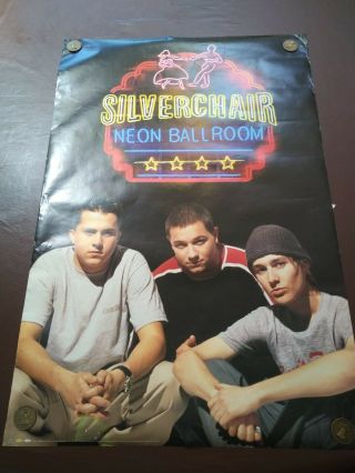 Vintage / Rare Silverchair Poster From 1999 / Neon Ballroom