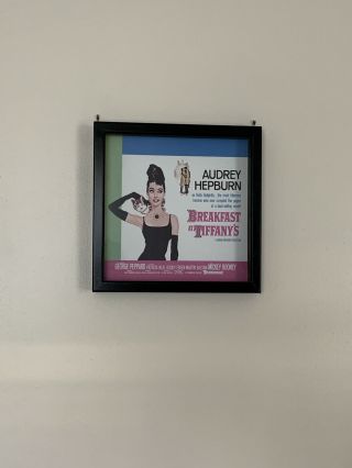 Vintage Audrey Hepburn Breakfast at Tiffany ' s Movie Poster Framed 3
