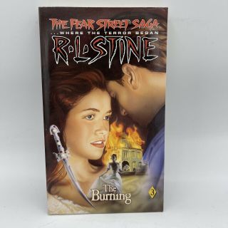R.  L.  Stine Fear Street Saga The Burning 3 Vtg Teen Young Adult Ya Book