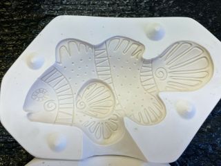 Vintage Clay Magic Ceramic Mold 2615 Clown Fish